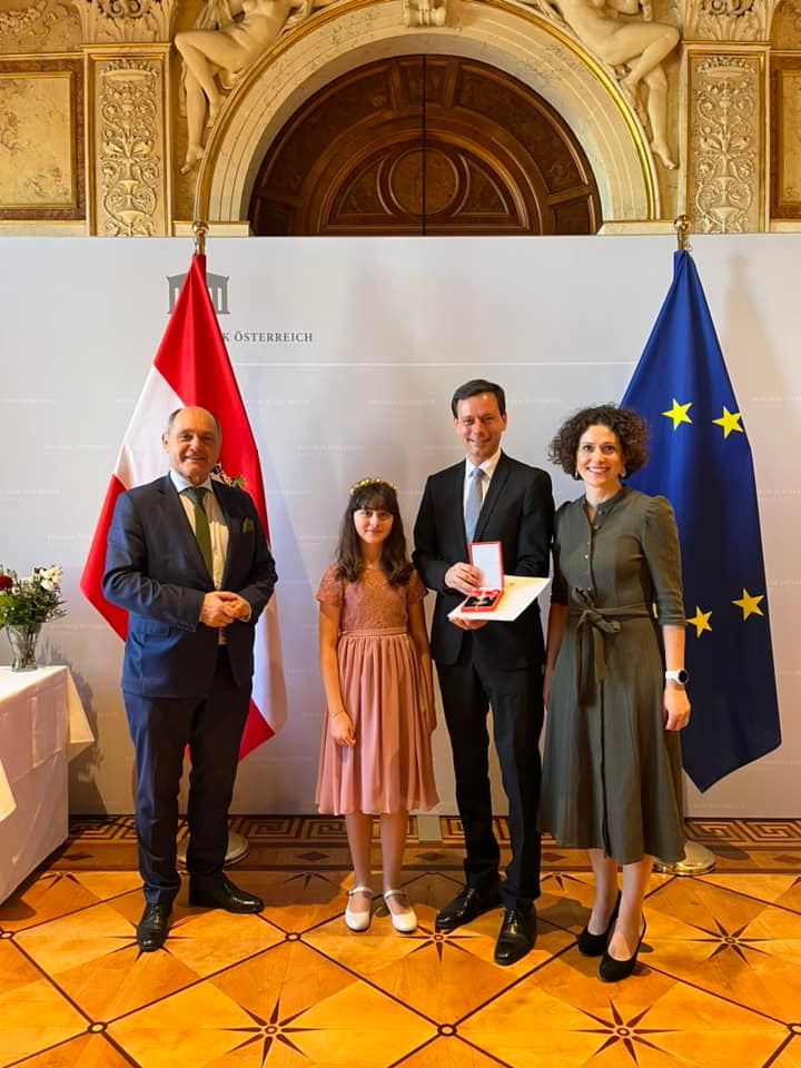 Nationalratspräsident Wolfgang Sobotka mit Familie Gödl